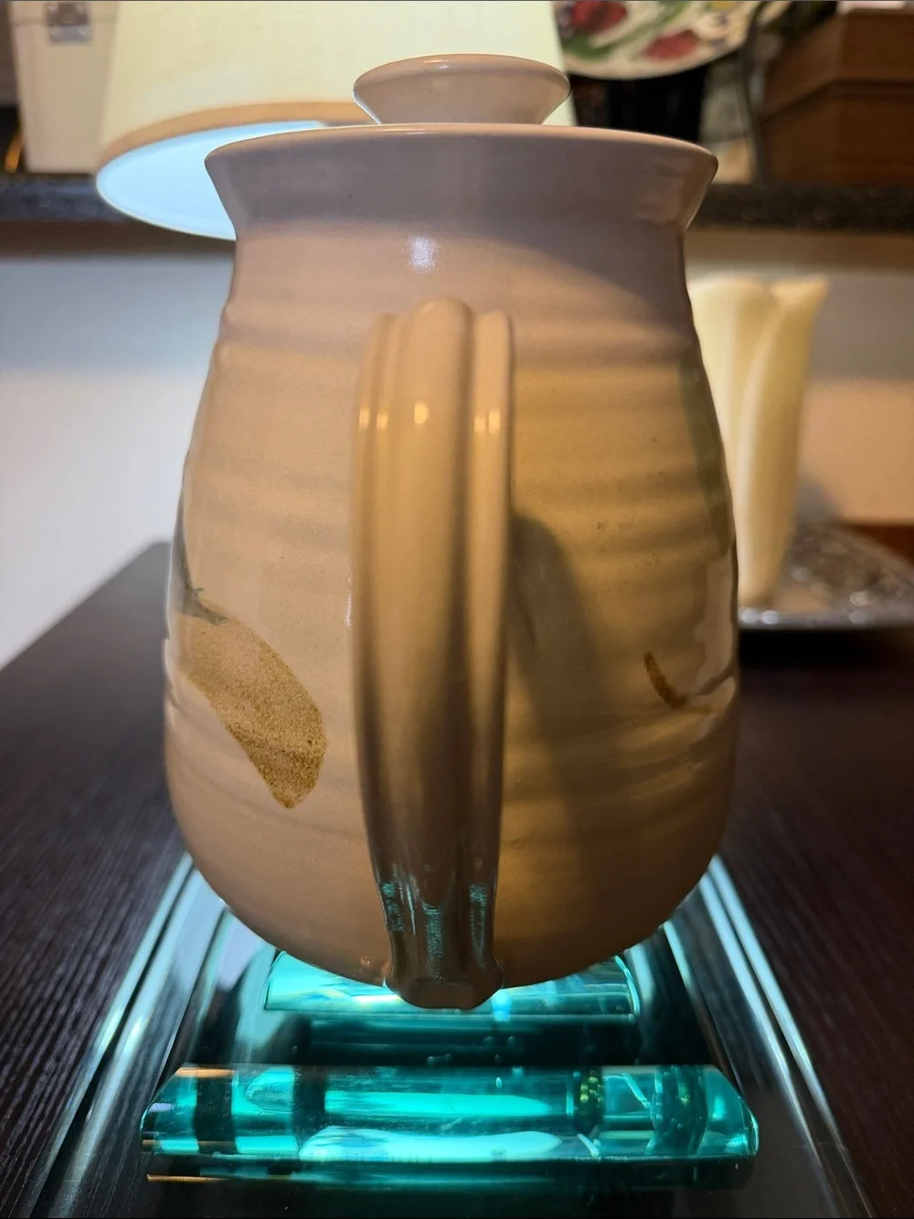 Barbara Davidson Pottery Teapot. Made in Muirhall Farm Larbert Scotland